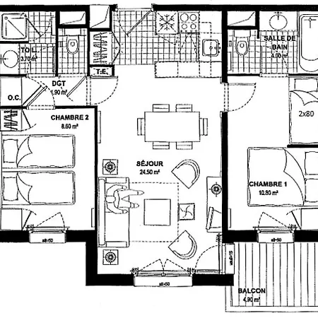 Les Arcs 1950 Le Village - Maeva - 3 Pieces 6 Personnes Prestige Mae-4069 Bourg-Saint-Maurice